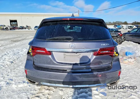 2020 Acura Mdx z USA, uszkodzony, nr VIN 5J8YD4H31LL038709